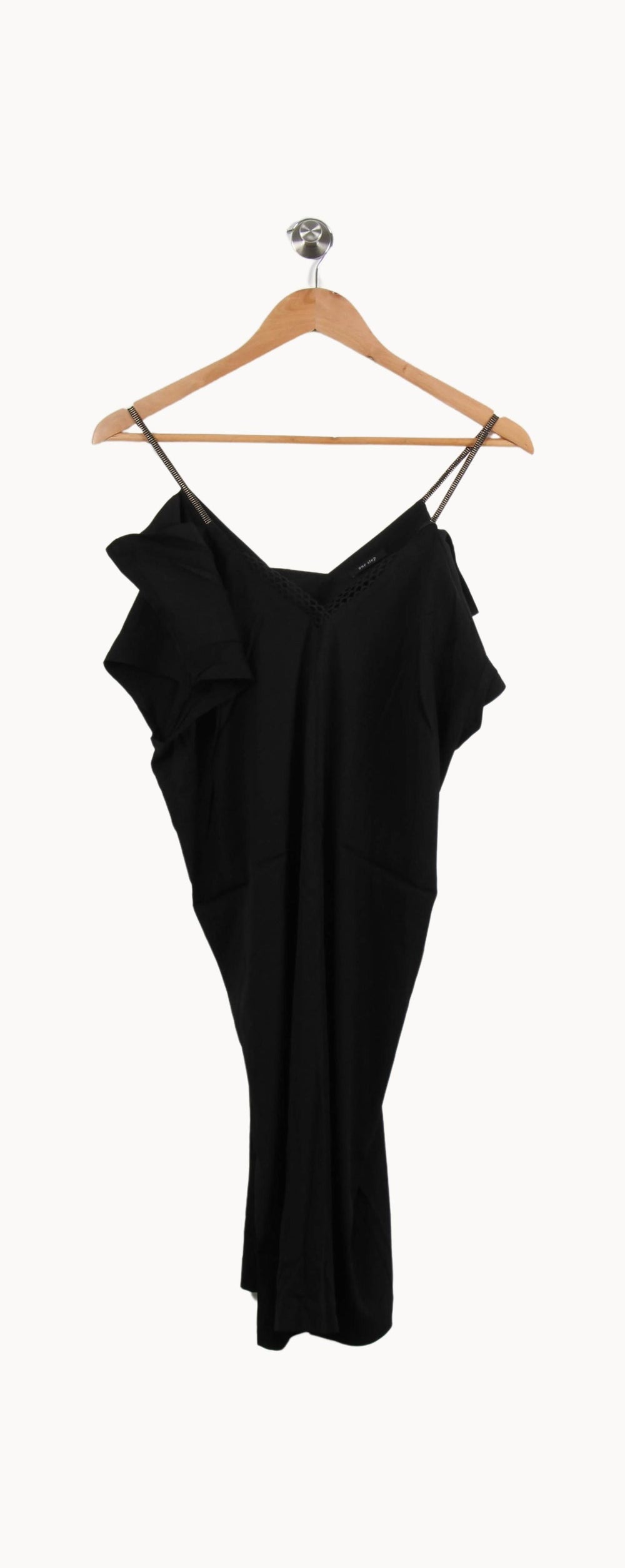 Robe Portefeuille Noire - Taille S/36 de la marque One Step | PARAD54769 - Vendu par Paradigme - Image 2