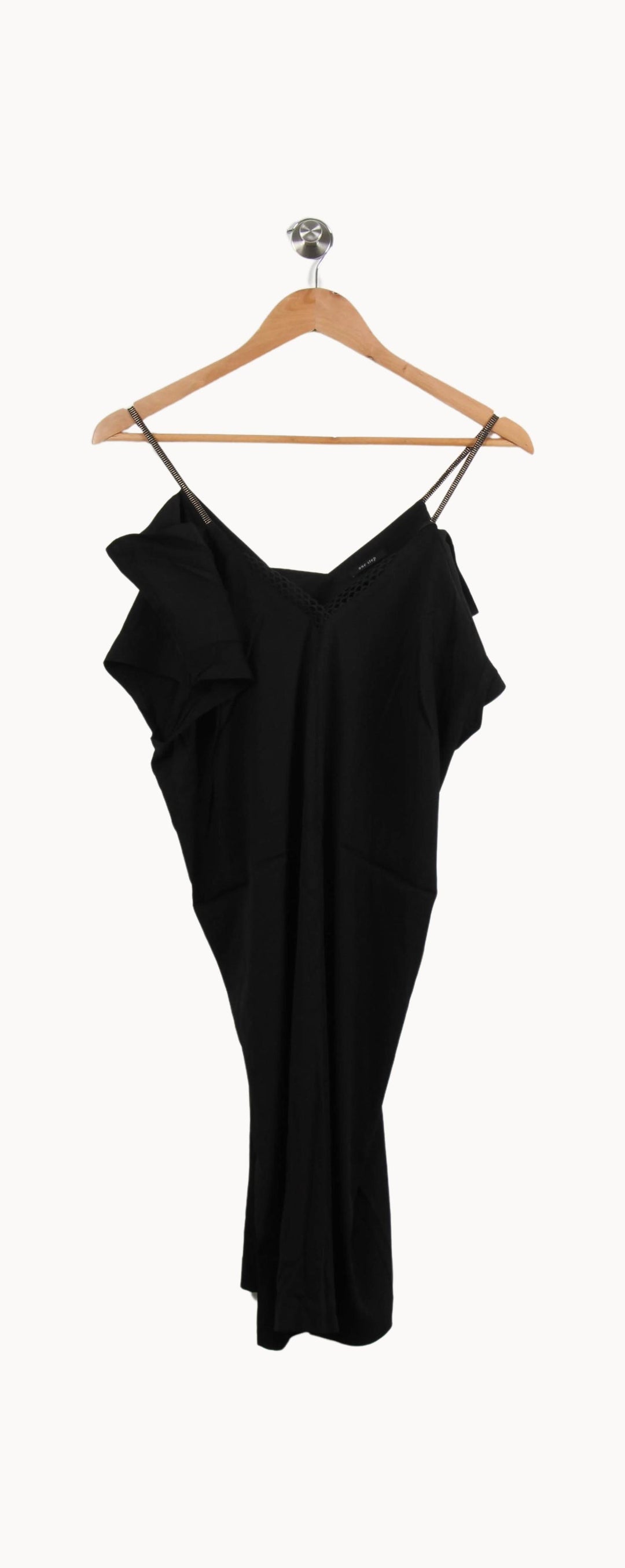 Robe Portefeuille Noire - Taille S/36 de la marque One Step | PARAD54769 - Vendu par Paradigme - Image 2