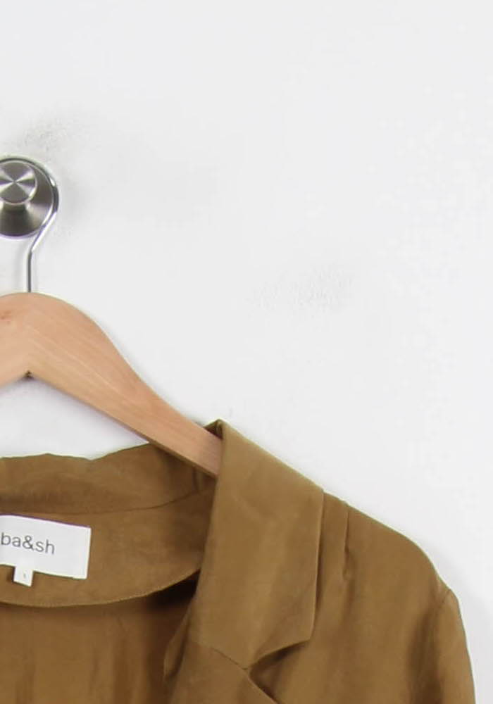 Robe Midi Beige - Taille S/36 de la marque ba&sh | PARAD54775 - Vendu par Paradigme - Image 3