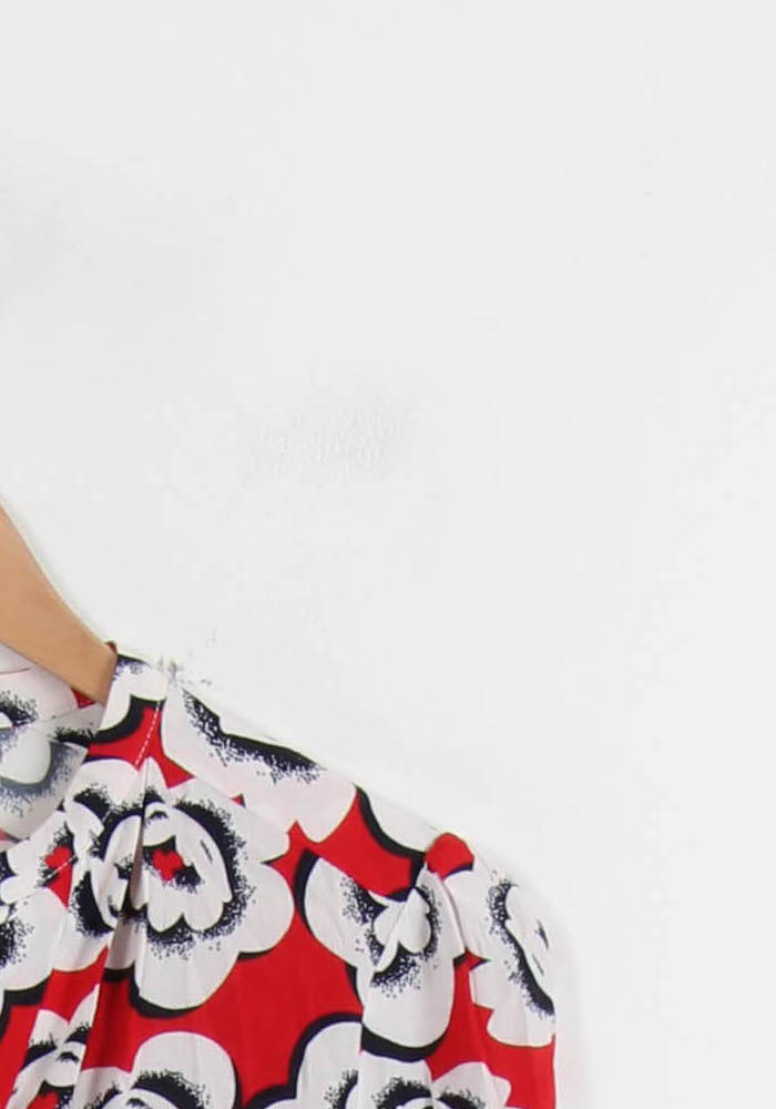 Blouse Rouge et Blanche - Taille S/36 de la marque Tara Jarmon | PARAD54777 - Vendu par Paradigme - Image 3