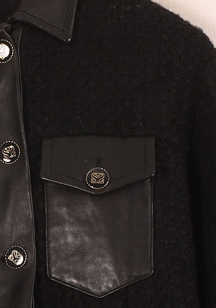 Veste Noire - Taille XS/34 de la marque Sandro | PARAD54783 - Vendu par Paradigme - Image 3