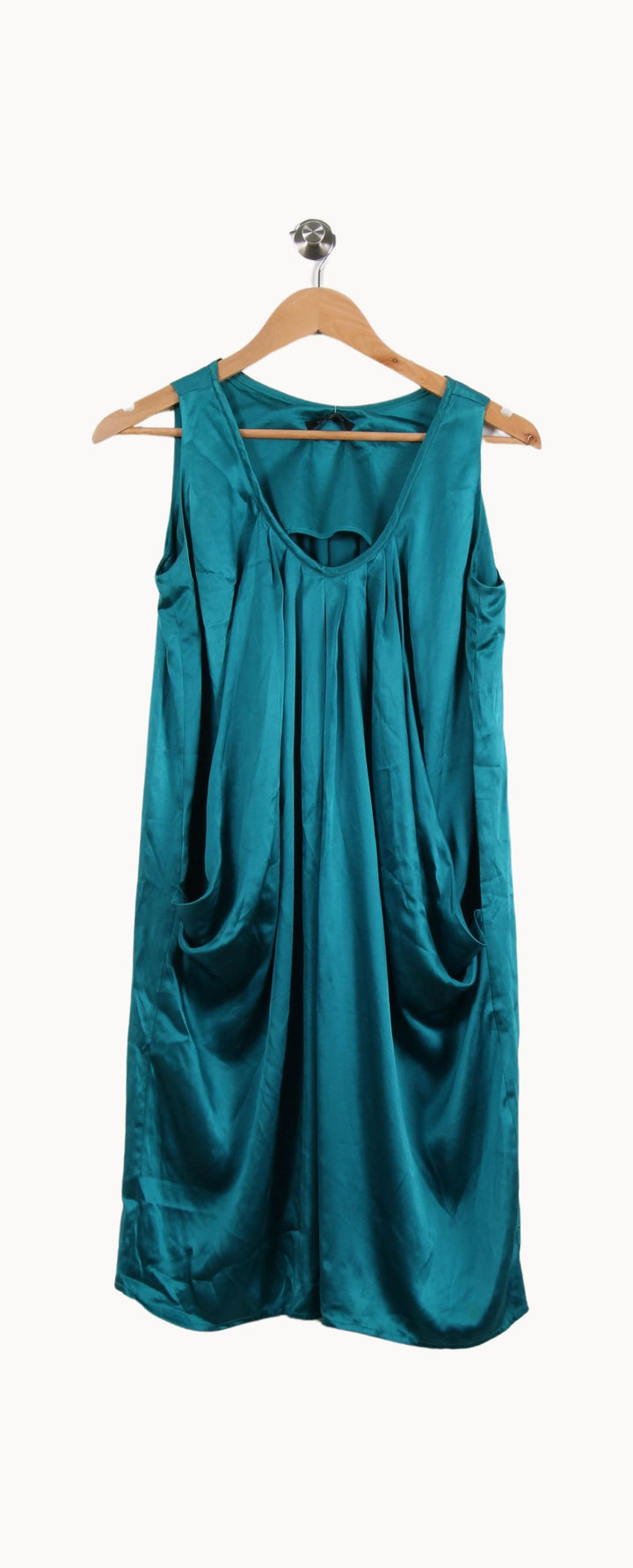 Robe Sans Manches Verte - Taille XL/42 de la marque Tara Jarmon | PARAD54787 - Vendu par Paradigme - Image 2
