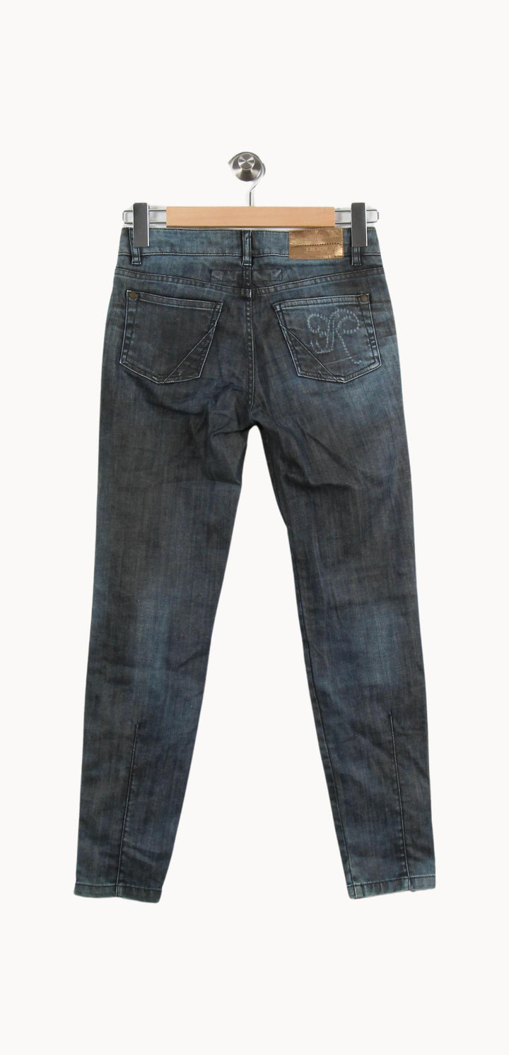 Jean Bleu - Taille S/36 de la marque IKKS | PARAD54794 - Vendu par Paradigme - Image 4