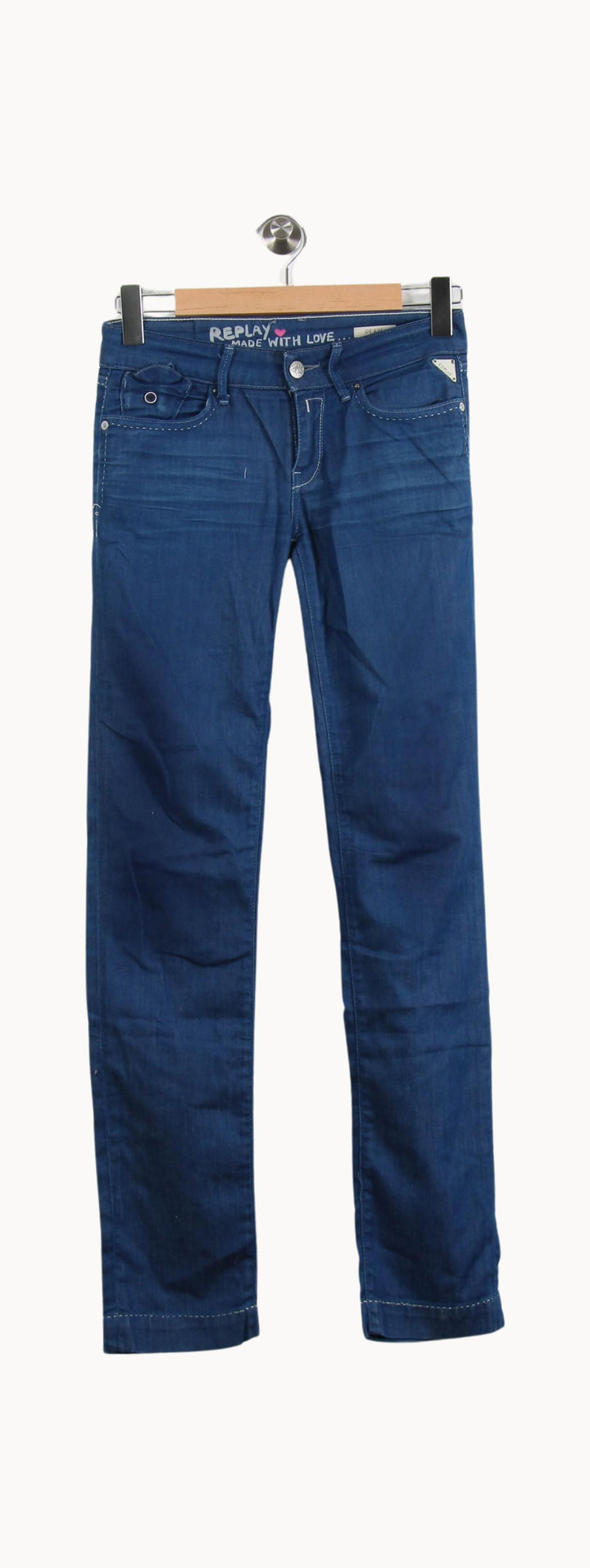 Jean Bleu - Taille S/36 de la marque Replay | PARAD54798 - Vendu par Paradigme - Image 2
