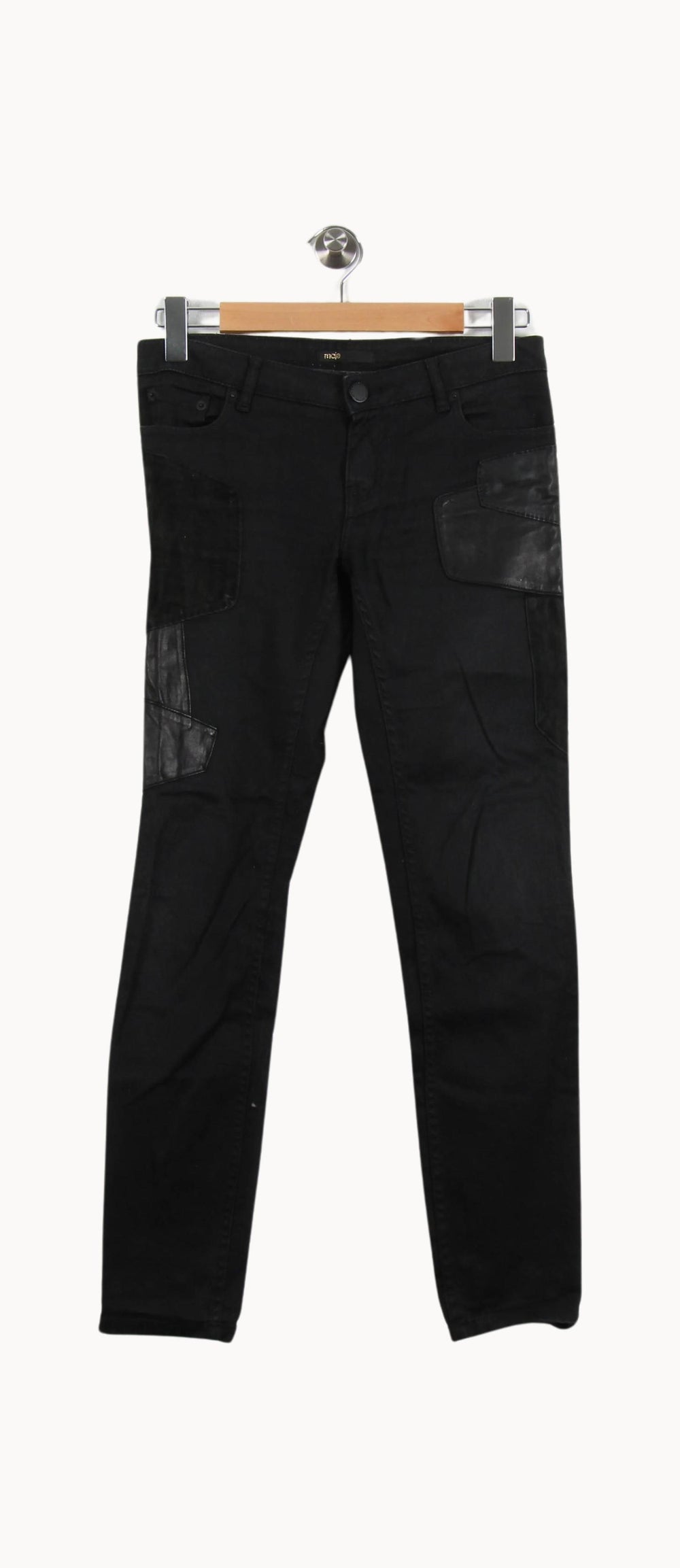 Jean Noir - Taille S/36 de la marque Maje | PARAD54802 - Vendu par Paradigme - Image 2