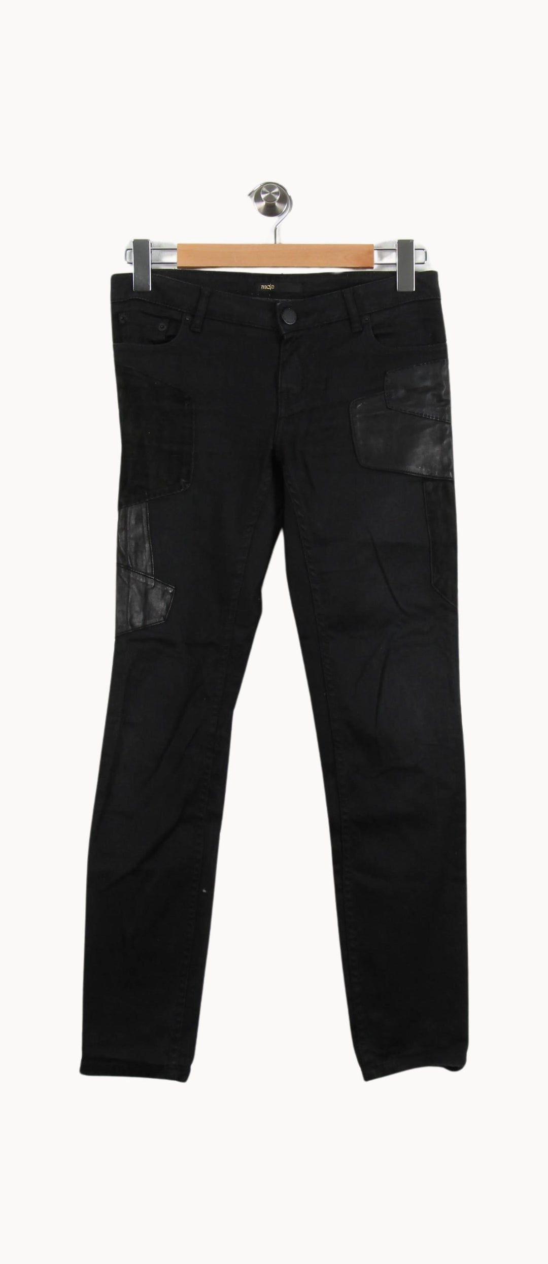 Jean Noir - Taille S/36 de la marque Maje | PARAD54802 - Vendu par Paradigme - Image 2