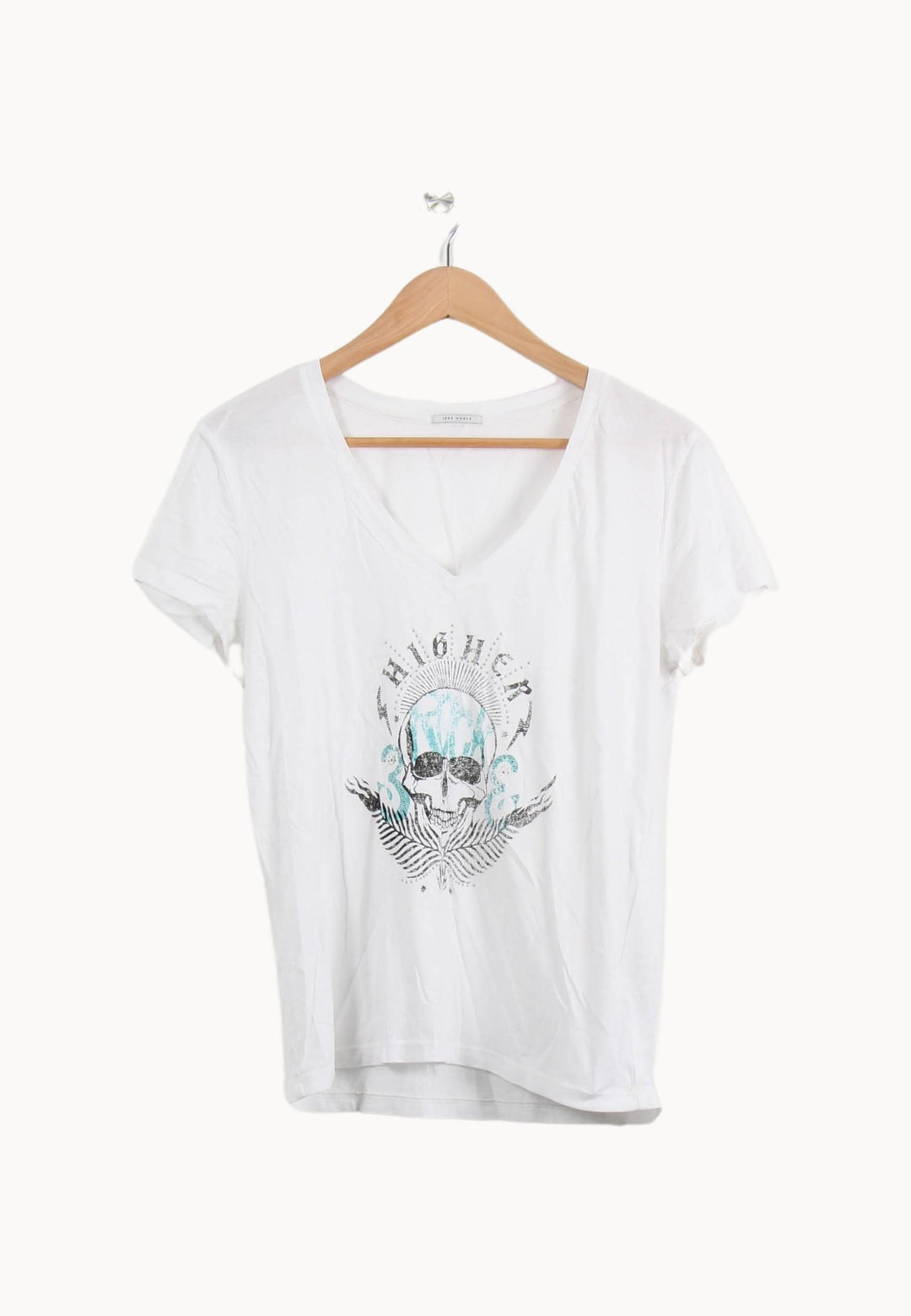 Tee-shirt Blanc - Taille S/36 de la marque IKKS | PARAD54817 - Vendu par Paradigme - Image 2