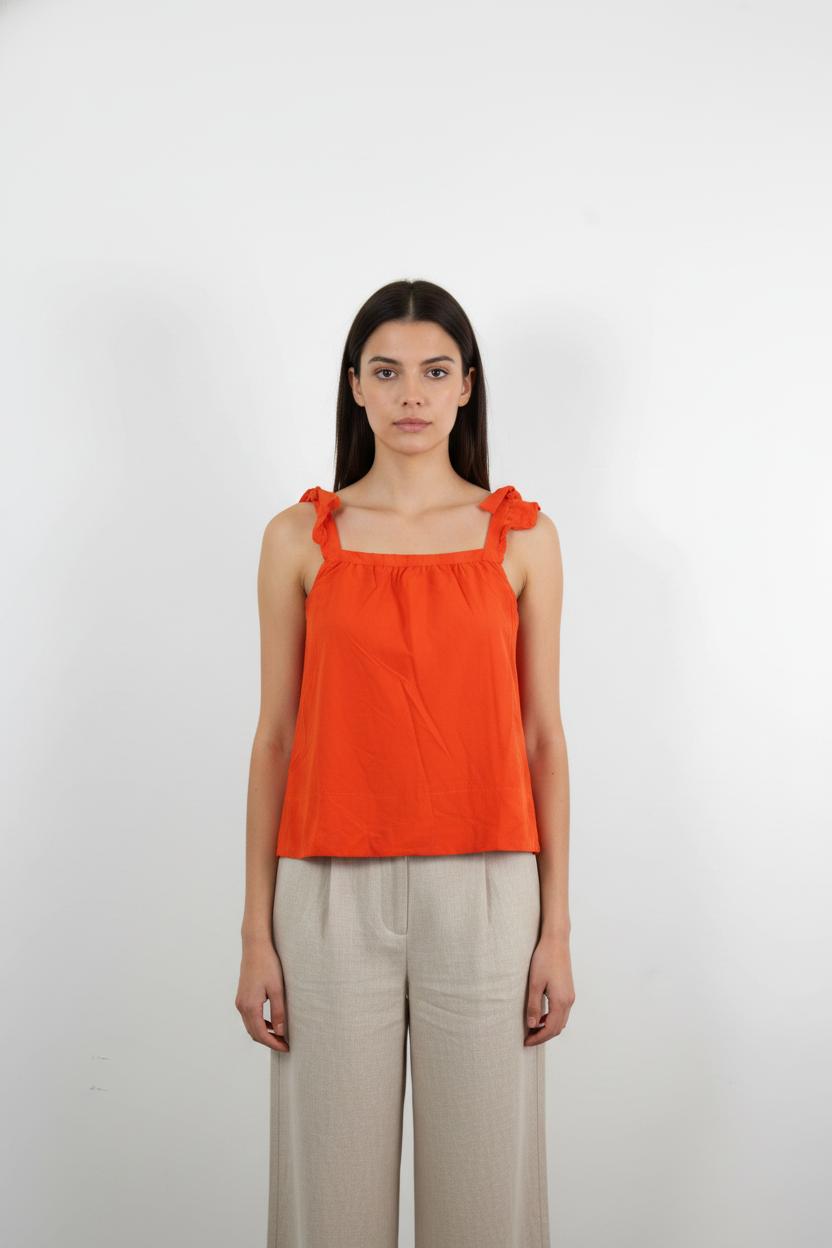 Top Orange - Taille XS/34