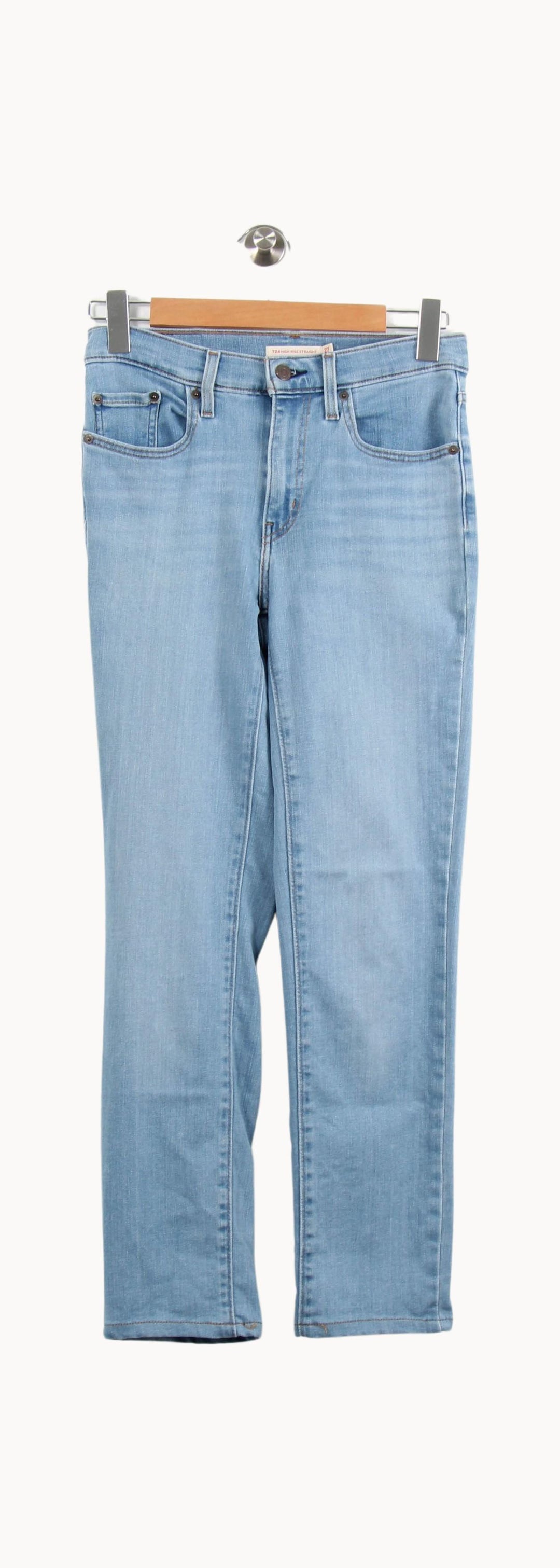 Jean Droit Bleu - Taille M/38 de la marque Levi's | PARAD54828 - Vendu par Paradigme - Image 2