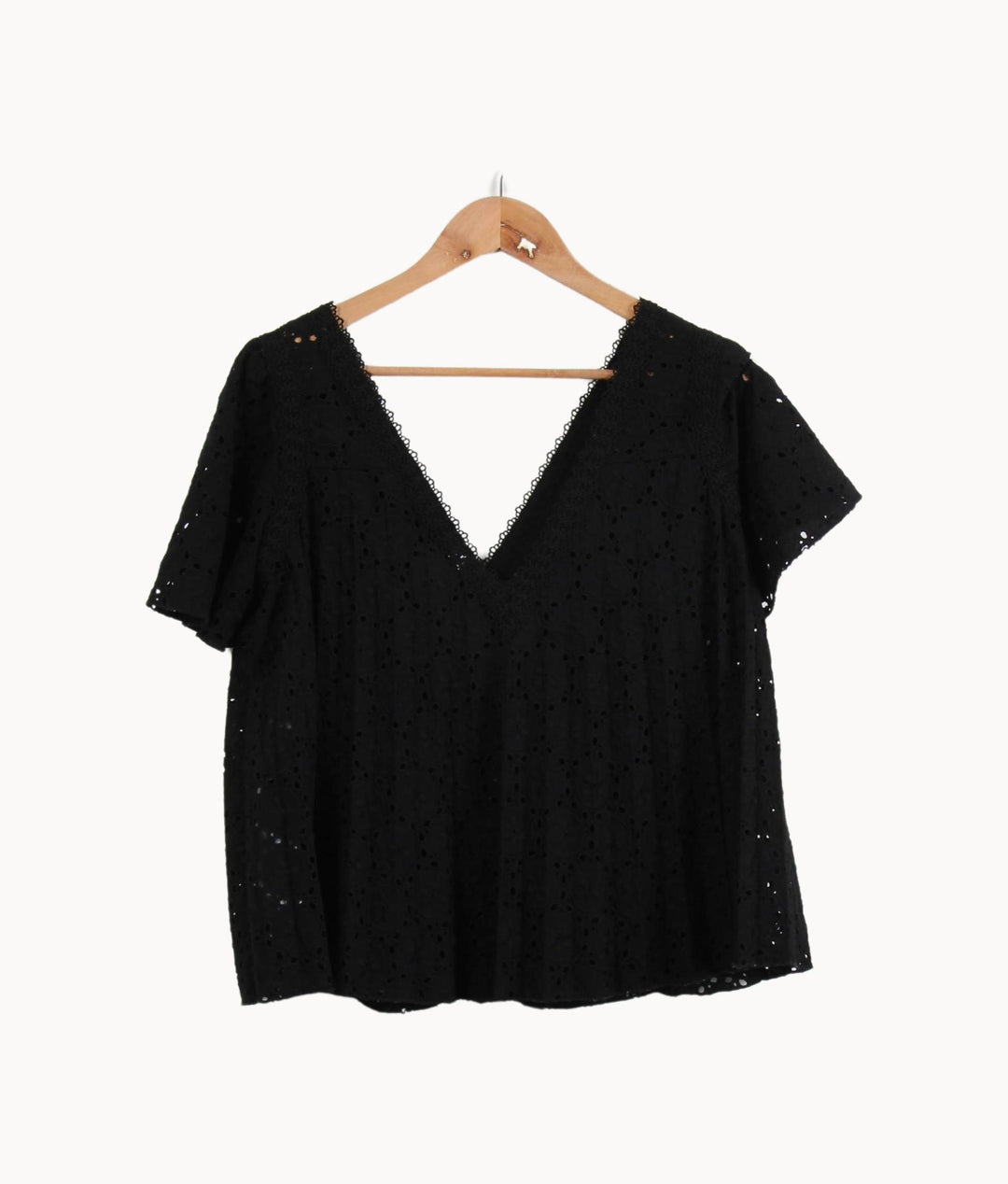 Blouse Noire - Taille XS/34 de la marque Sézane | PARAD54831 - Vendu par Paradigme - Image 4