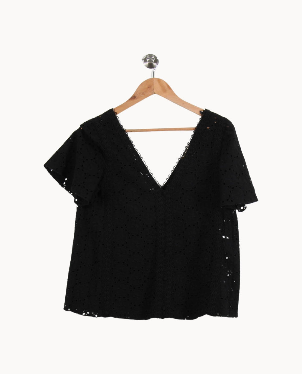 Blouse Noire - Taille XS/34 de la marque Sézane | PARAD54831 - Vendu par Paradigme - Image 2
