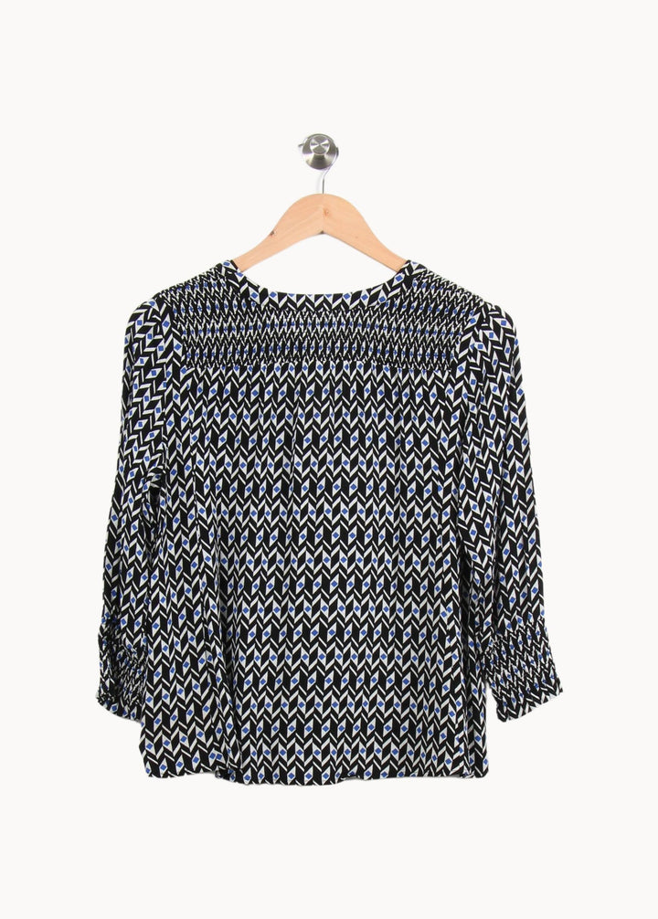Blouse Noire et Blanche - Taille S/36 de la marque ba&sh | PARAD54837 - Vendu par Paradigme - Image 4