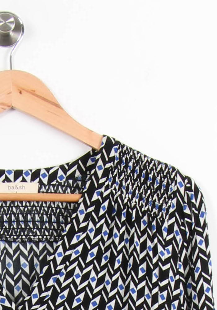 Blouse Noire et Blanche - Taille S/36 de la marque ba&sh | PARAD54837 - Vendu par Paradigme - Image 3