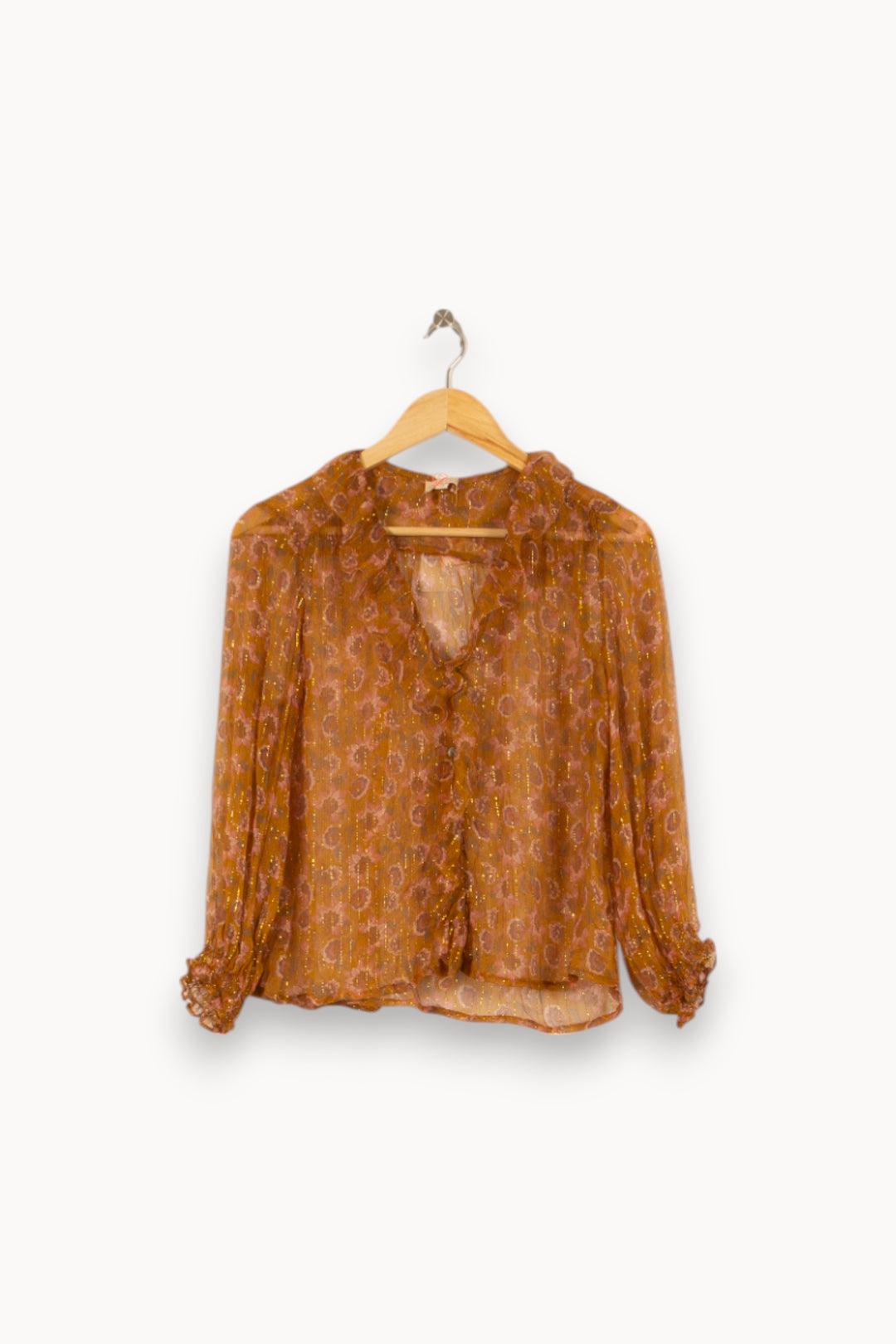 Blouse Dorée - Taille S/36 de la marque Louise Misha | PARAD54844 - Vendu par Paradigme - Image 2