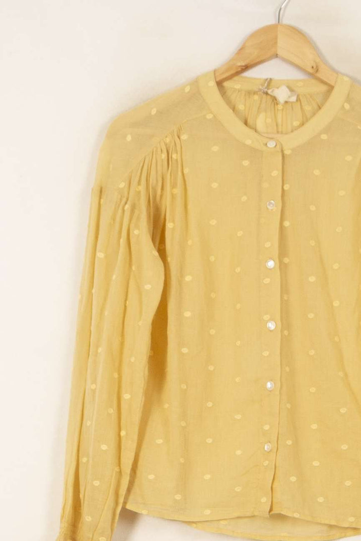 Blouse Jaune - Taille S/36 de la marque Louise Misha | PARAD54845 - Vendu par Paradigme - Image 3