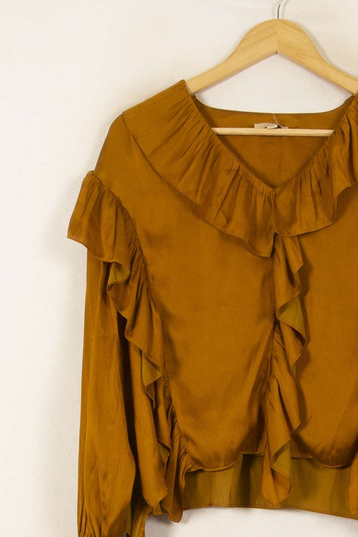Blouse Orange - Taille S/36 de la marque Louise Misha | PARAD54848 - Vendu par Paradigme - Image 3