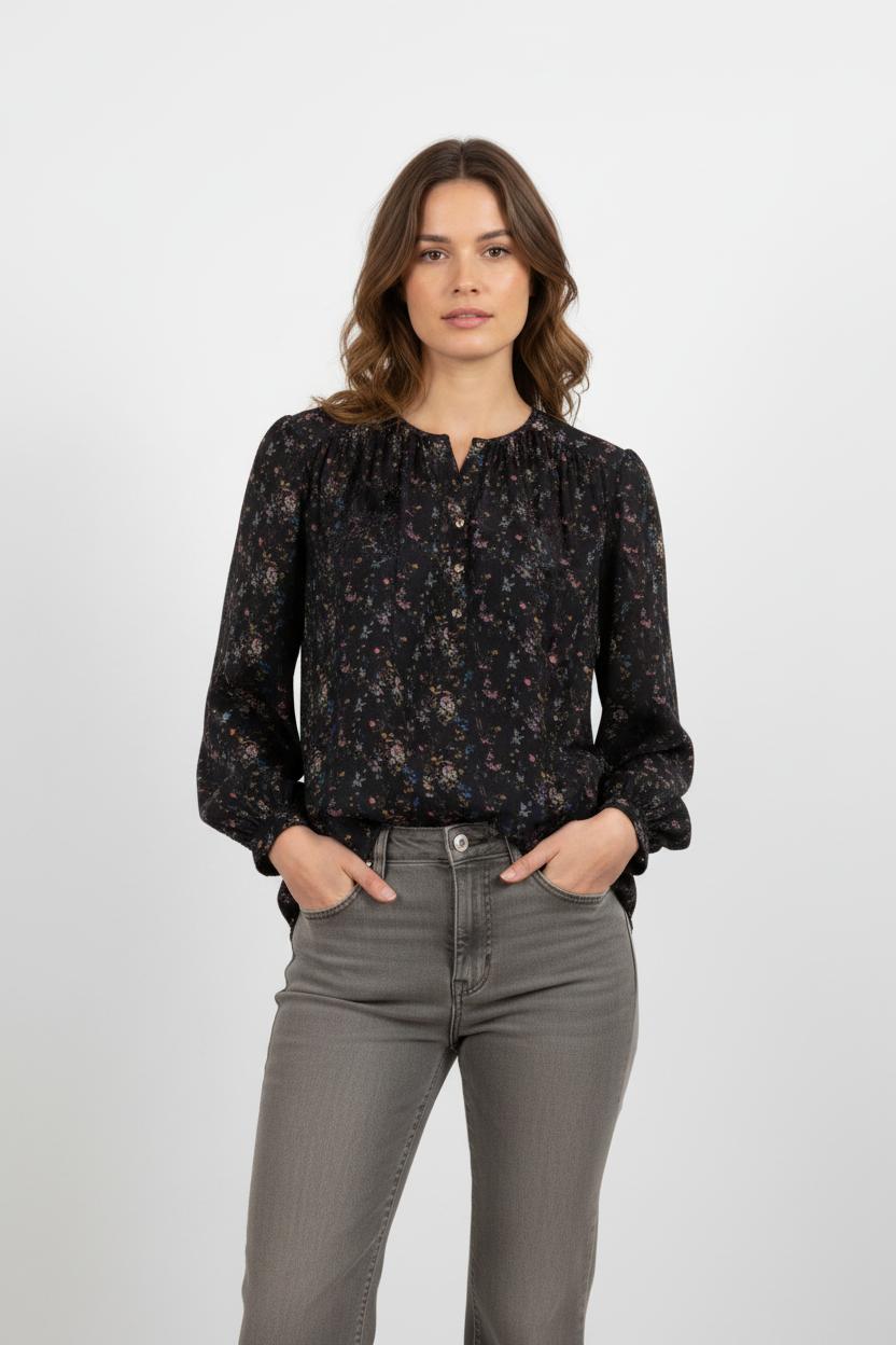 Blouse Bleue - Taille S/36