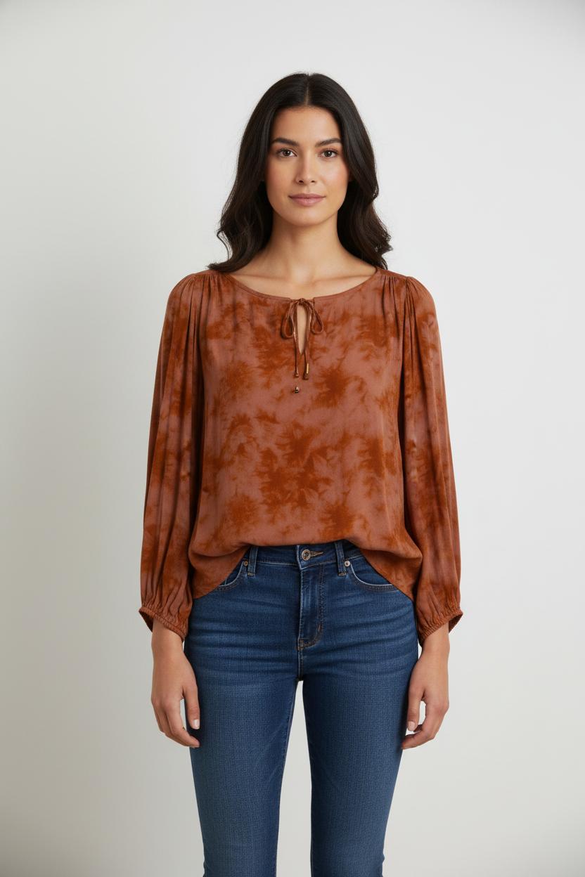 Blouse Marron - Taille S/36