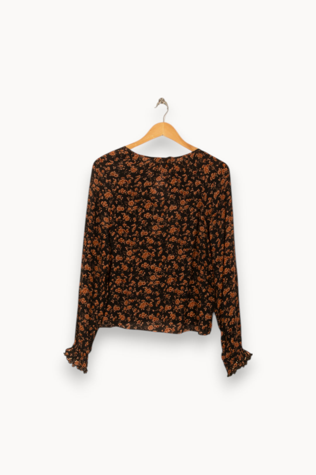 Blouse Noire et Orange - Taille S/36 de la marque Louise Misha | PARAD54854 - Vendu par Paradigme - Image 4