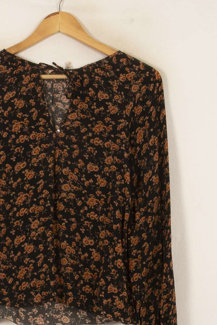 Blouse Noire et Orange - Taille S/36 de la marque Louise Misha | PARAD54854 - Vendu par Paradigme - Image 3