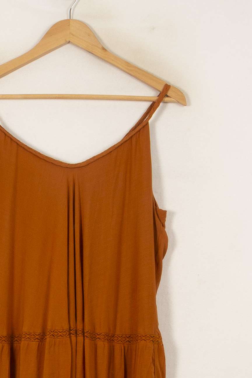 Robe Longue Marron - Taille S/36 de la marque Louise Misha | PARAD54855 - Vendu par Paradigme - Image 3
