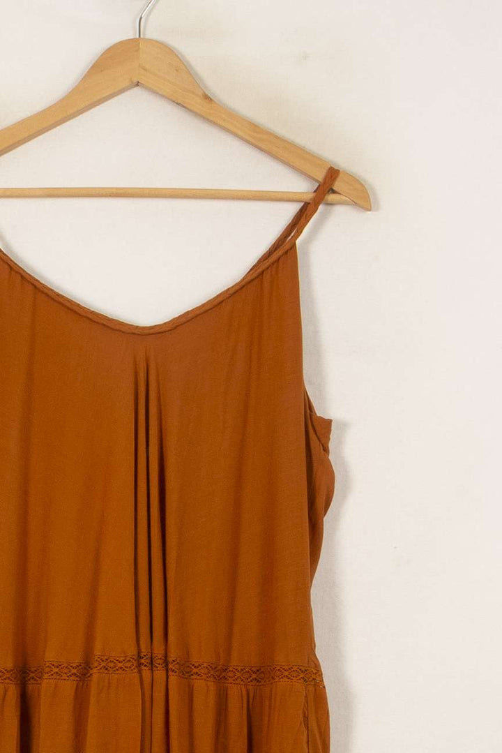 Robe Longue Marron - Taille S/36 de la marque Louise Misha | PARAD54855 - Vendu par Paradigme - Image 3