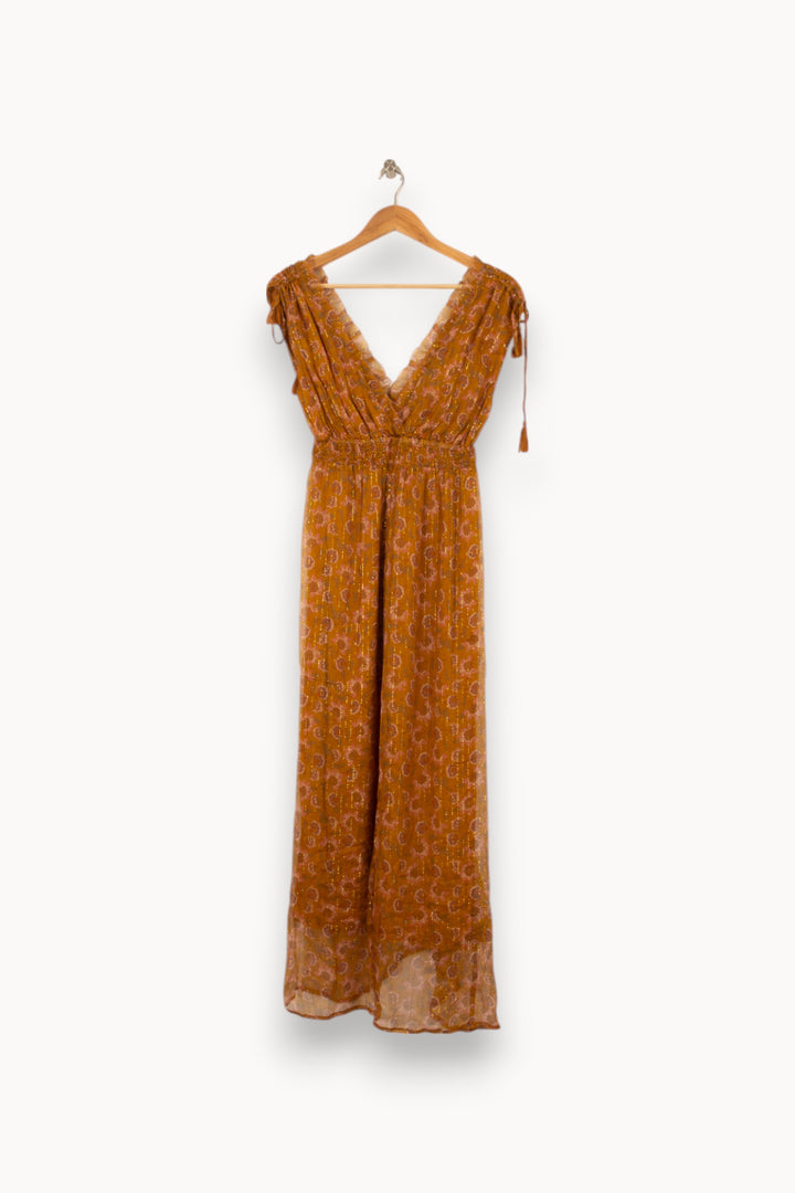 Robe Longue Orange - Taille S/36 de la marque Louise Misha | PARAD54862 - Vendu par Paradigme - Image 4