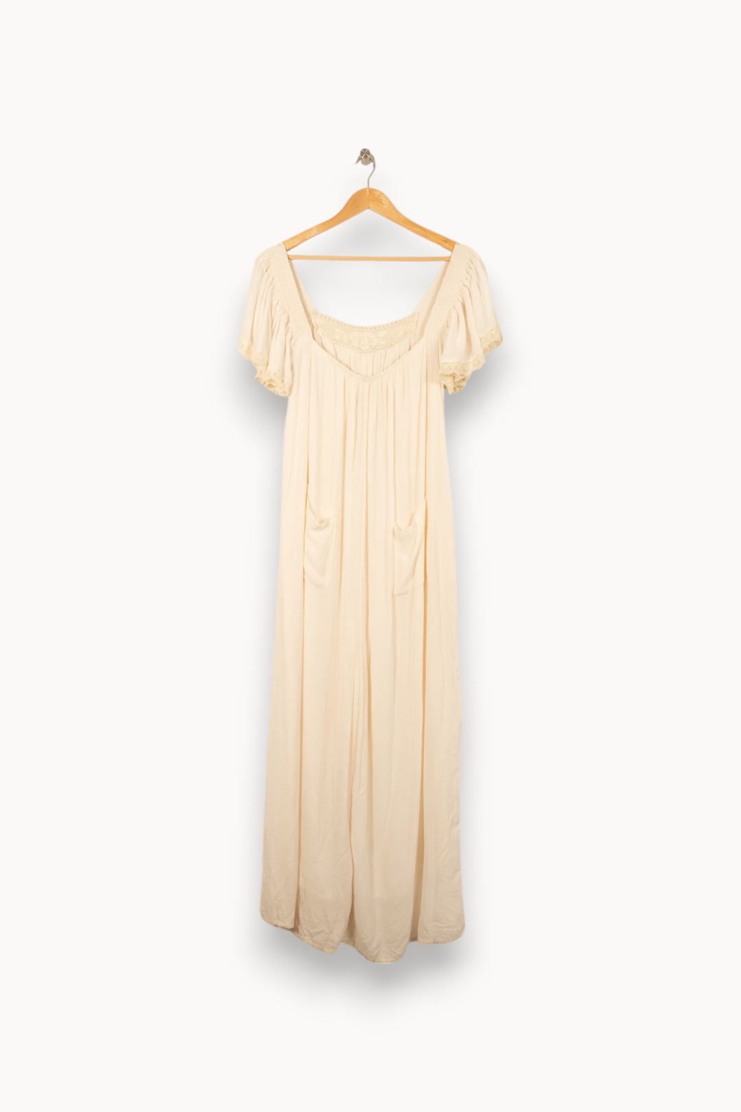 Robe Longue Blanche - Taille M/38 de la marque Louise Misha | PARAD54865 - Vendu par Paradigme - Image 4