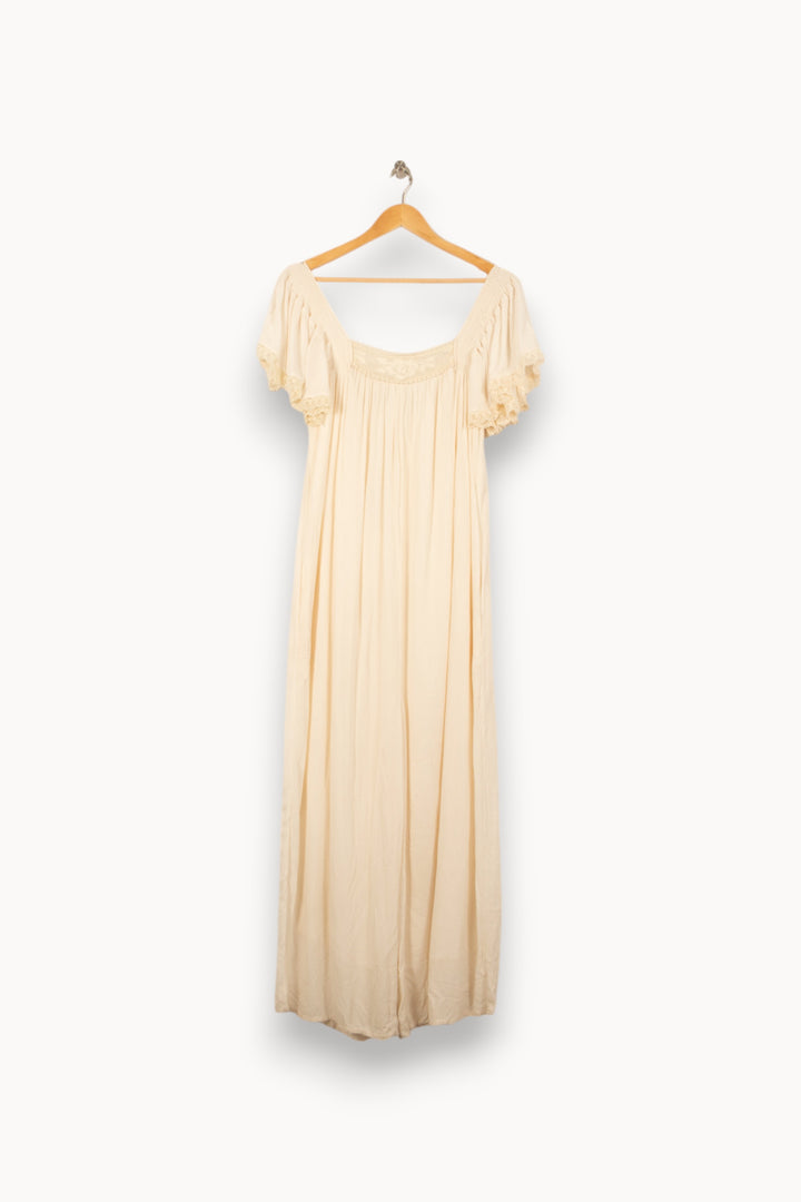 Robe Longue Blanche - Taille M/38 de la marque Louise Misha | PARAD54865 - Vendu par Paradigme - Image 2