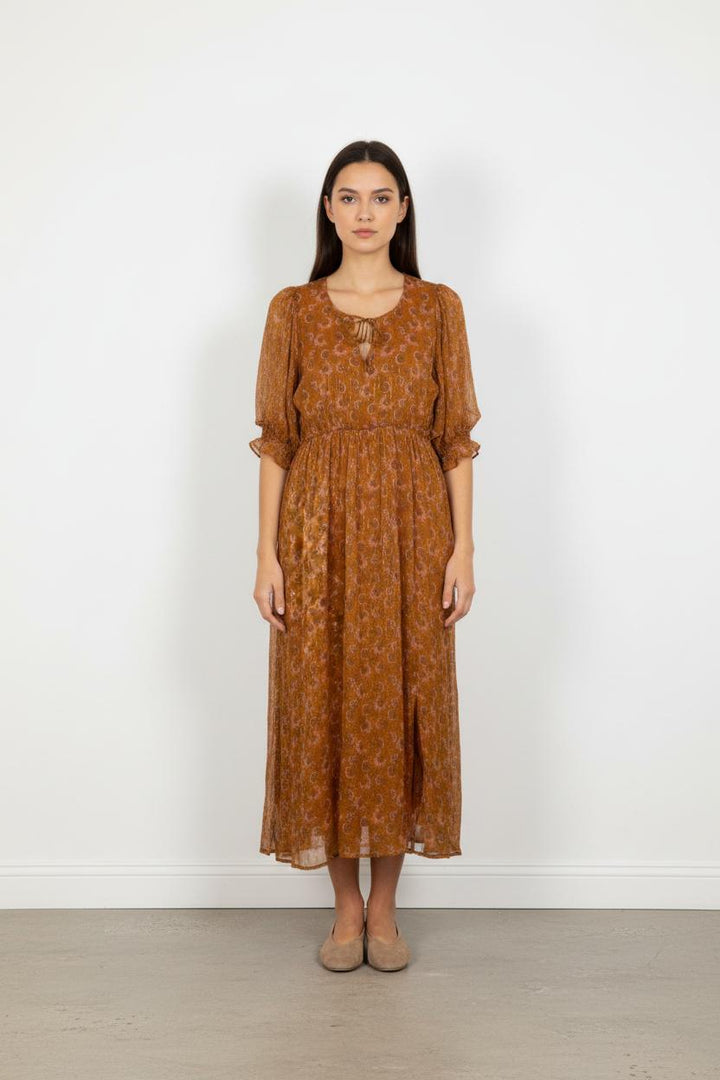 Robe Longue Orange - Taille S/36