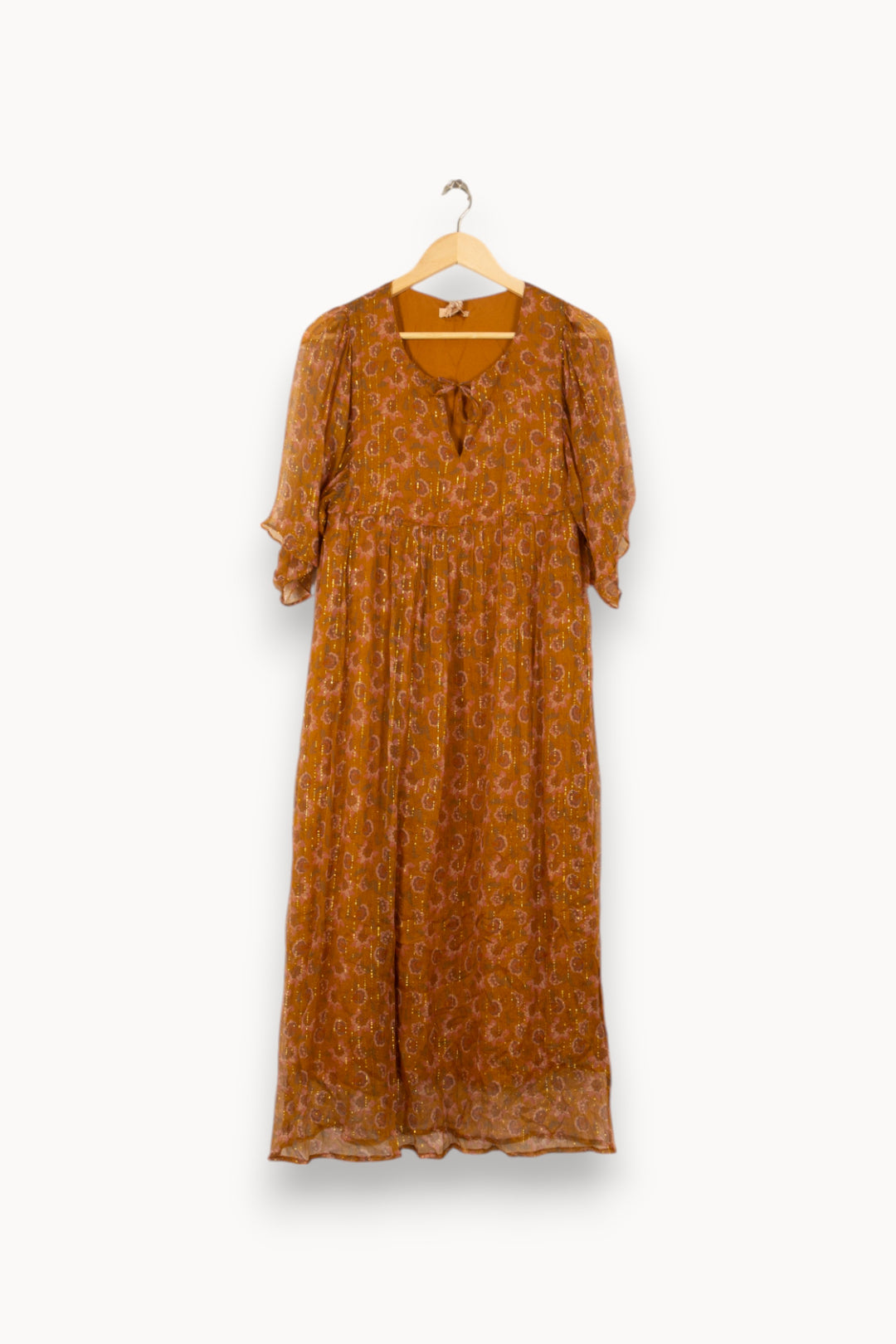 Robe Longue Orange - Taille S/36 de la marque Louise Misha | PARAD54866 - Vendu par Paradigme - Image 2