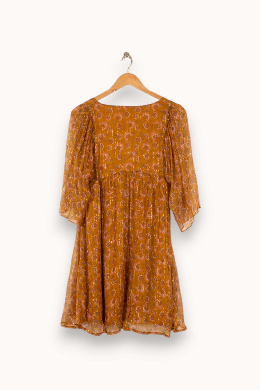 Robe Fluide Orange - Taille S/36 de la marque Louise Misha | PARAD54867 - Vendu par Paradigme - Image 4