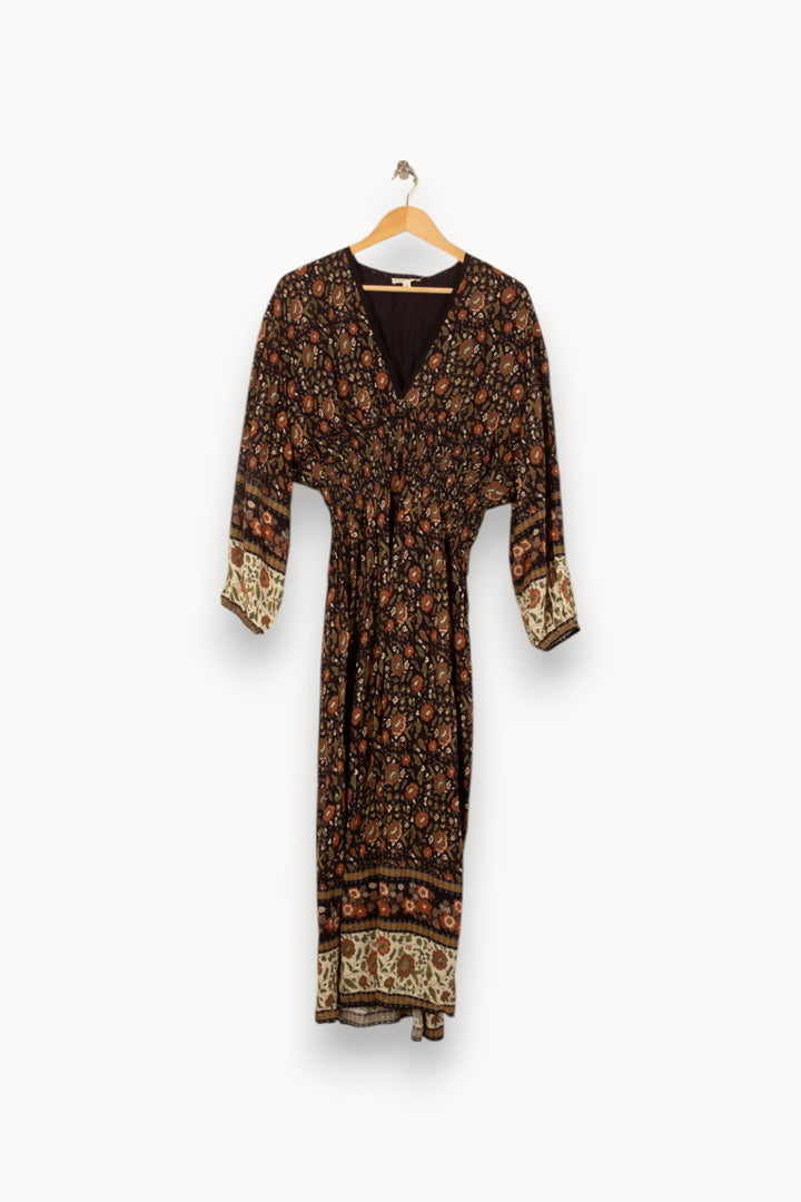 Robe Longue Noire et Beige - Taille S/36 de la marque Louise Misha | PARAD54877 - Vendu par Paradigme - Image 2