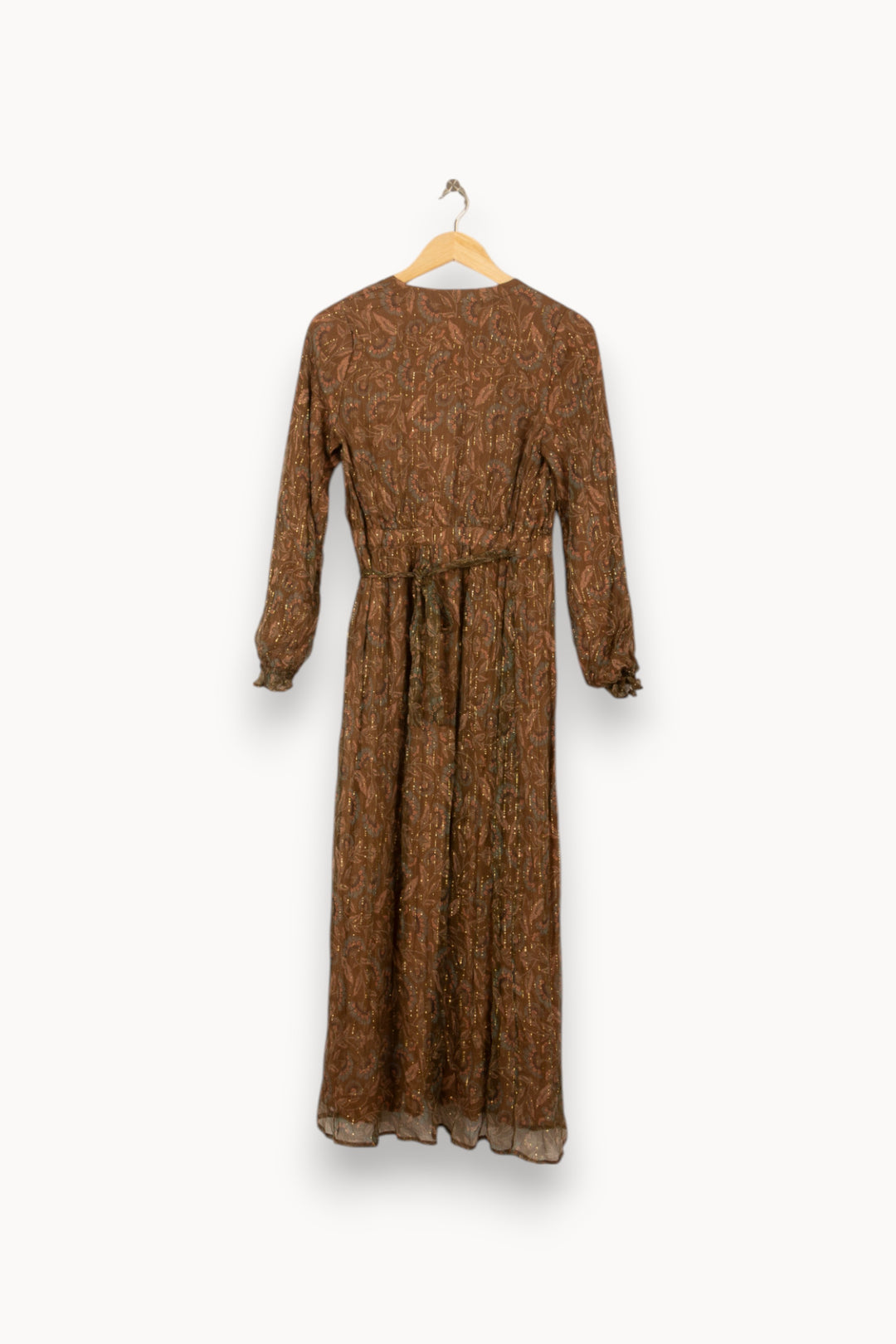 Robe Longue Marron - Taille S/36 de la marque Louise Misha | PARAD54882 - Vendu par Paradigme - Image 4