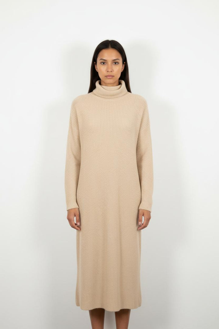 Robe Pull Beige - Taille M/38