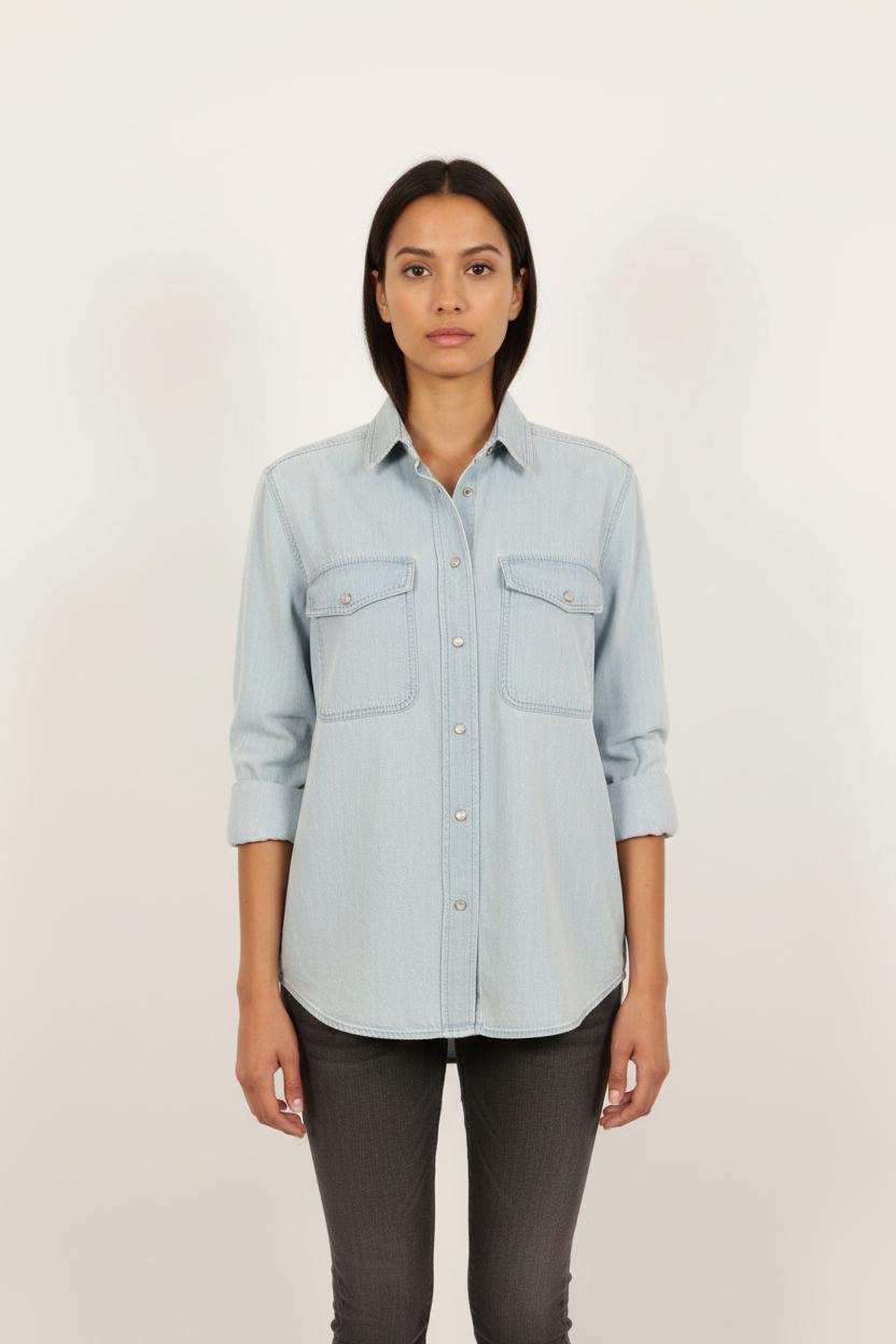 Chemise en Jean Bleue - Taille S/36