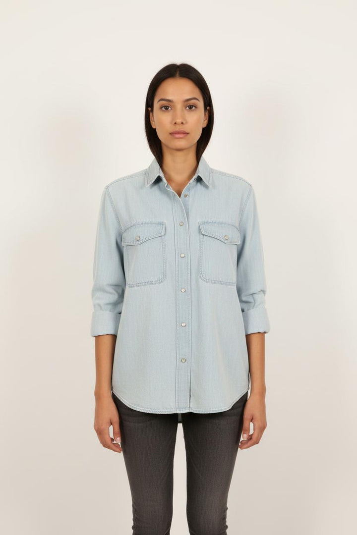 Chemise en Jean Bleue - Taille S/36