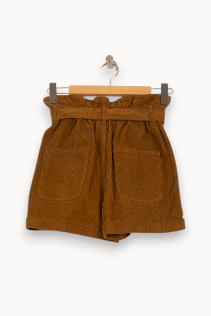 Short Taille Haute Marron - Taille S/36 de la marque Orta | PARAD54916 - Vendu par Paradigme - Image 4