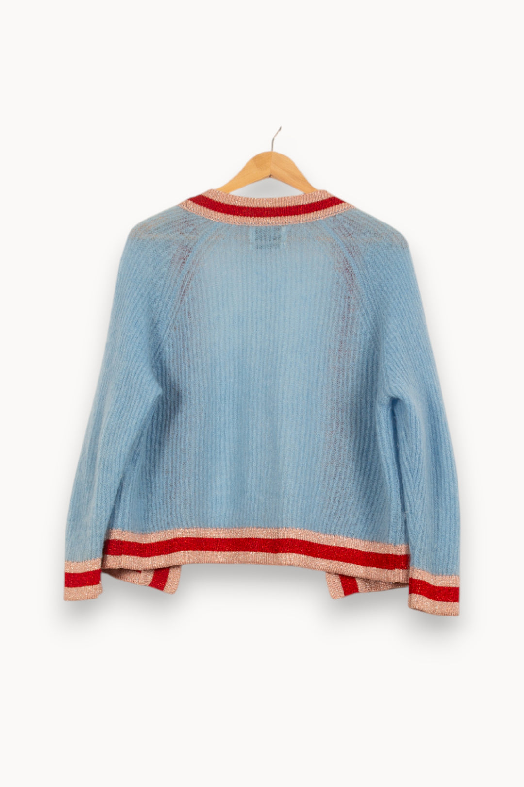Cardigan Bleu et Rouge - Taille S/36 de la marque Essentiel Antwerp | PARAD54919 - Vendu par Paradigme - Image 4