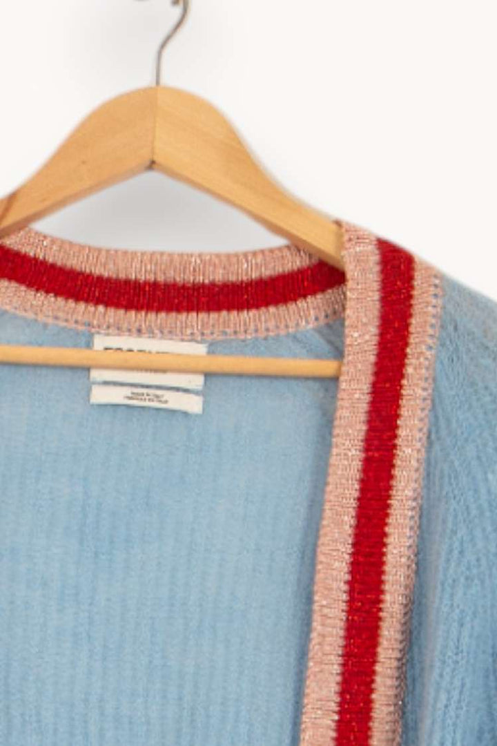 Cardigan Bleu et Rouge - Taille S/36 de la marque Essentiel Antwerp | PARAD54919 - Vendu par Paradigme - Image 3