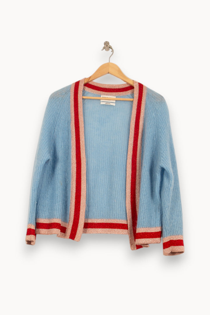 Cardigan Bleu et Rouge - Taille S/36 de la marque Essentiel Antwerp | PARAD54919 - Vendu par Paradigme - Image 2