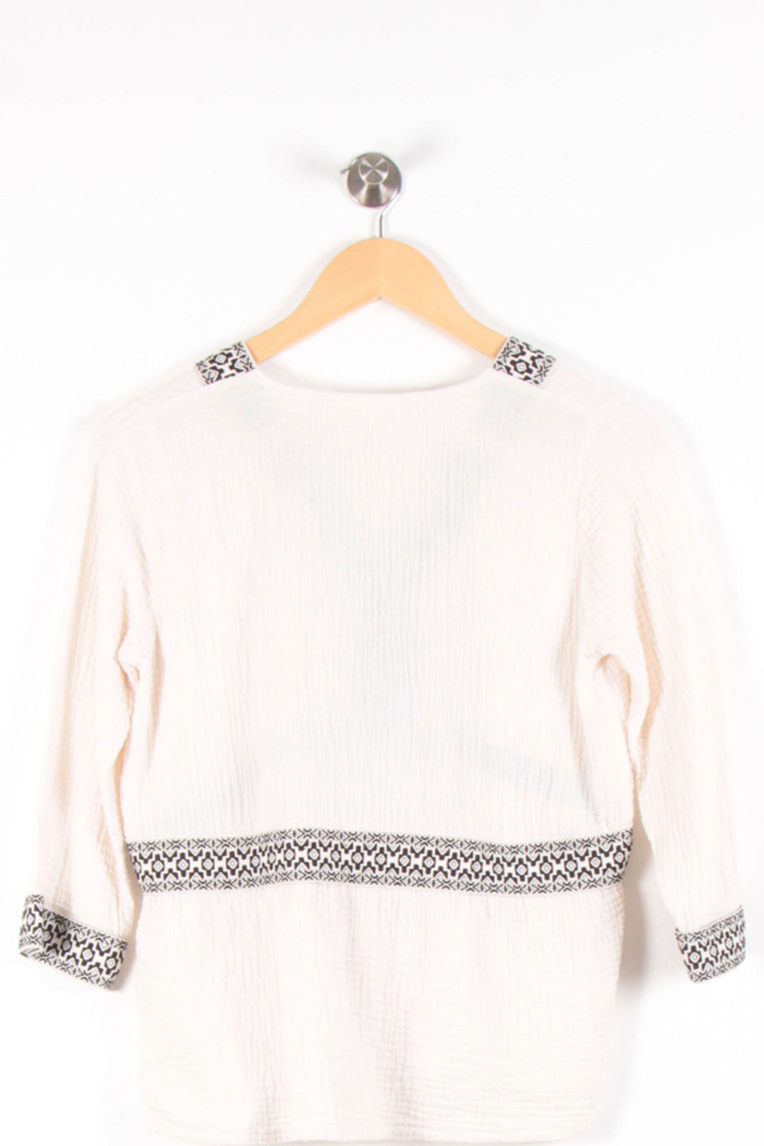Blouse Blanche et Noire - Taille S/36 de la marque Orta | PARAD54923 - Vendu par Paradigme - Image 4