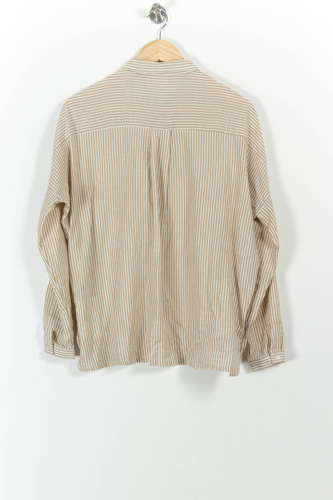Chemise Rayée Beige et Blanche - Taille S/36 de la marque Orta | PARAD54925 - Vendu par Paradigme - Image 4