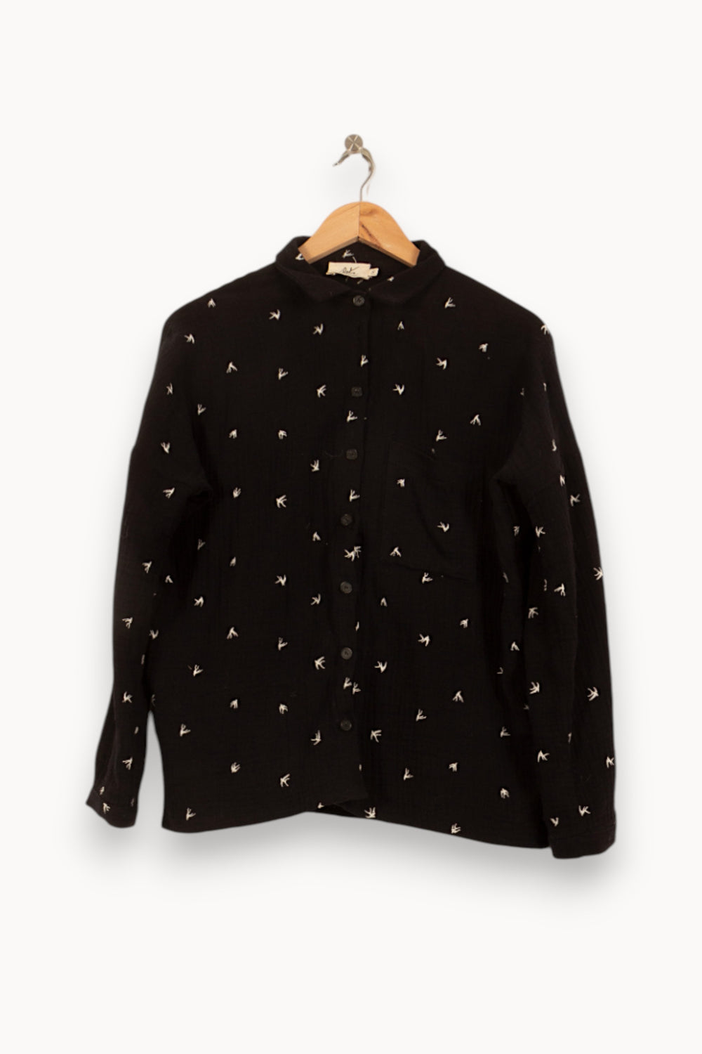 Chemise Noire et Blanche - Taille S/36 de la marque Orta | PARAD54931 - Vendu par Paradigme - Image 2
