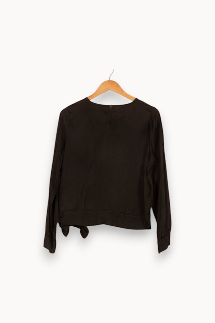 Blouse Noire - Taille L/40 de la marque La Fée Maraboutée | PARAD54940 - Vendu par Paradigme - Image 4