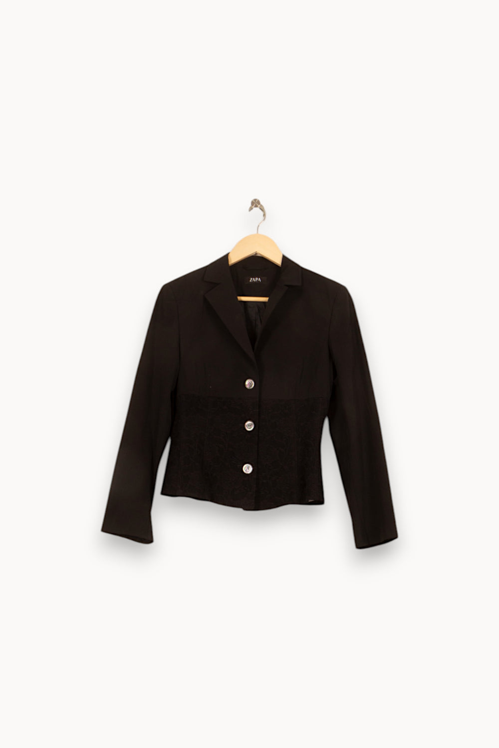 Veste Noire - Taille M/38 de la marque ZAPA | PARAD54948 - Vendu par Paradigme - Image 2