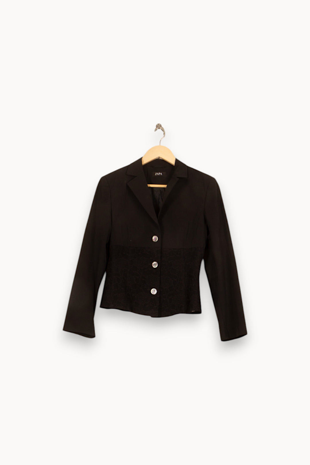 Veste Noire - Taille M/38 de la marque ZAPA | PARAD54948 - Vendu par Paradigme - Image 2