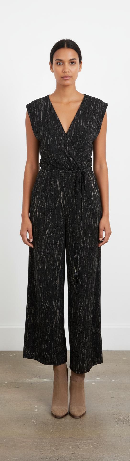 Combinaison Noire et Dorée - Taille S/36