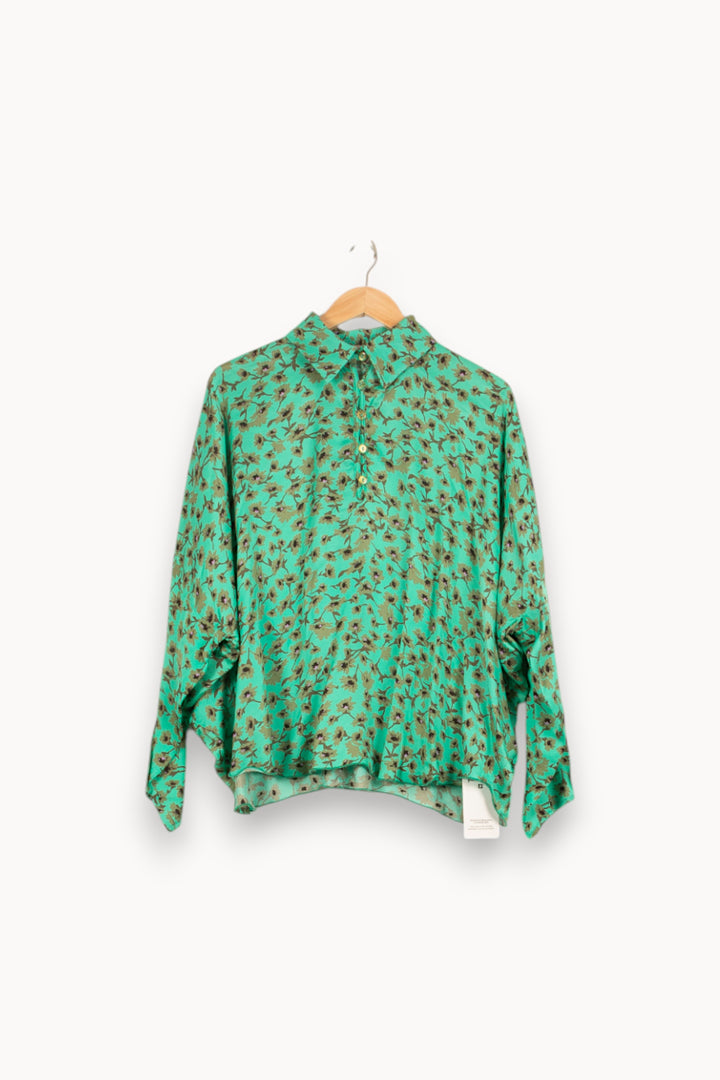 Blouse Verte - Taille M/38 de la marque Imprevu | PARAD54953 - Vendu par Paradigme - Image 2