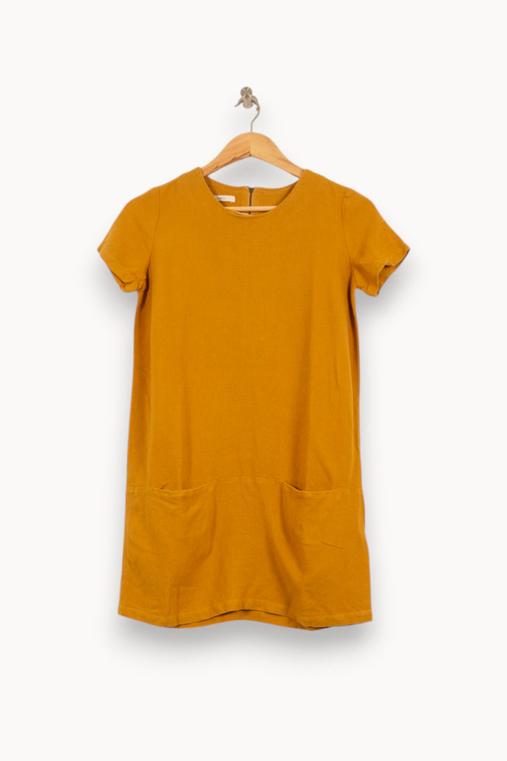 Robe Courte Jaune - Taille M/38 de la marque Sessùn | PARAD54968 - Vendu par Paradigme - Image 2
